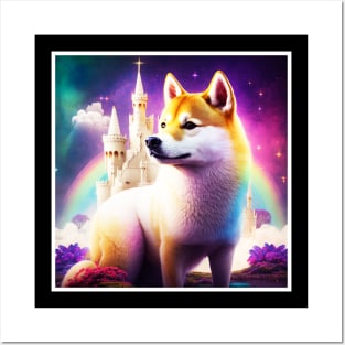 Shiba Inu Dog, Magical Land, Fantasy Posters and Art